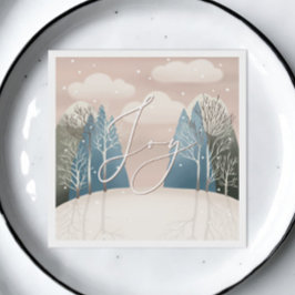 ジョイウッドランドのクリスマス。冬林 スタンダードランチョンナプキン