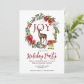 ジョイウッドランドスタッグホリデーパーティー招待状 招待状 (スタンド正面)