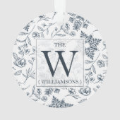 ジョイエレガントウォーター色冬葉リース写真 オーナメント (裏面)