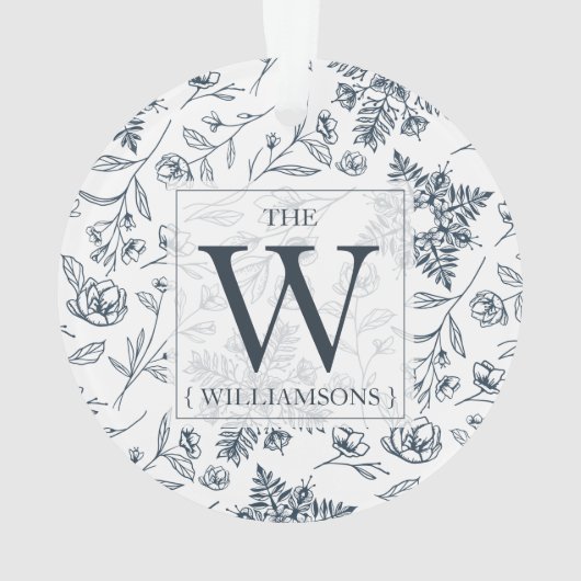 ジョイエレガントウォーター色冬葉リース写真 オーナメント (裏面)