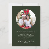 ジョイエレガントクリスマスリース写真 シーズンカード (裏面)