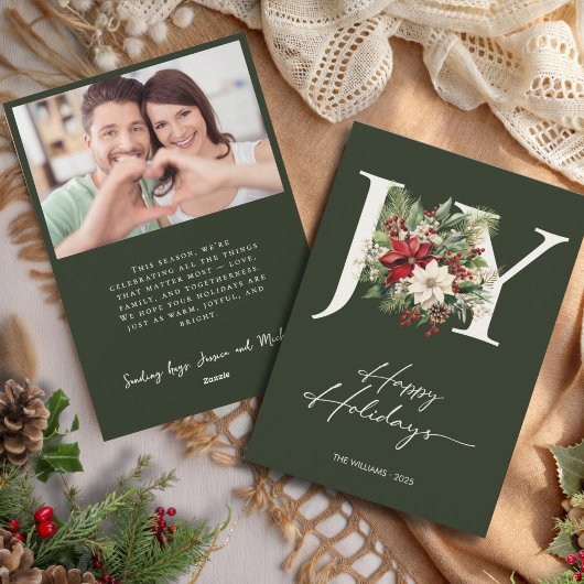 ジョイエレガントクリスマスリース写真 シーズンカード