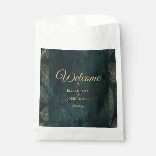 ジョイエレガントント二重誕生日ツイン フェイバーバッグ (正面)