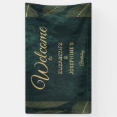 ジョイエレガントント二重誕生日ツイン 横断幕 (縦)