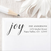 ジョイエレガント差出人住所 ラベル (インサイチュ)