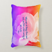 ジョイオブザソウルバラ感動的引用文  アクセントクッション (正面(垂直))