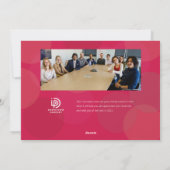 ジョイオーナメントビジネスホリデーカード シーズンカード (裏面)