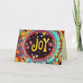 ジョイカラフルおもしろいお洒落インスピレーションカード カード (正面)