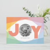 ジョイカラフルクリスマスカード シーズンカード (スタンド正面)