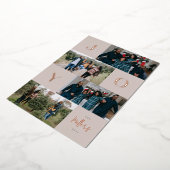 ジョイカラーブロックフォイルホリデーカード 箔シーズンカード (回転した状態)