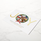 ジョイカンパニーフォトクリスマスリース事業 箔シーズンカード (回転した状態)