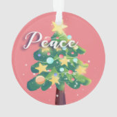 ジョイカートンクリスマスツリーピンクオーナメント オーナメント (裏面)