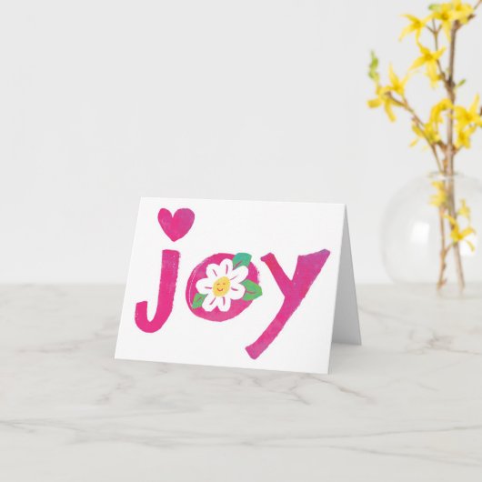 ジョイカード カード (黄色い花)