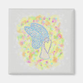 ジョイガーディアンエンジェルアートカスタム冷蔵庫用マグネット マグネット (正面)