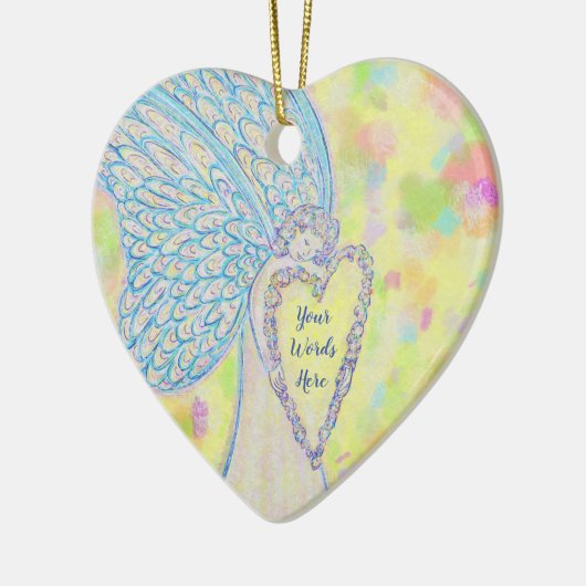 ジョイガーディアンカスタムエンジェルオーナメント セラミックオーナメント (左)