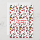 ジョイキャンディーケインパインツリーリース写真クリスマス シーズンカード (裏面)