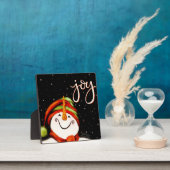 ジョイキュート雪だるまクリスマスホリデー フォトプラーク (インサイチュ)