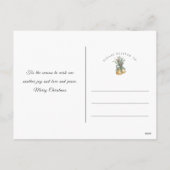 ジョイクリスマスウォーターカラープラッシュリース シーズンポストカード (裏面)