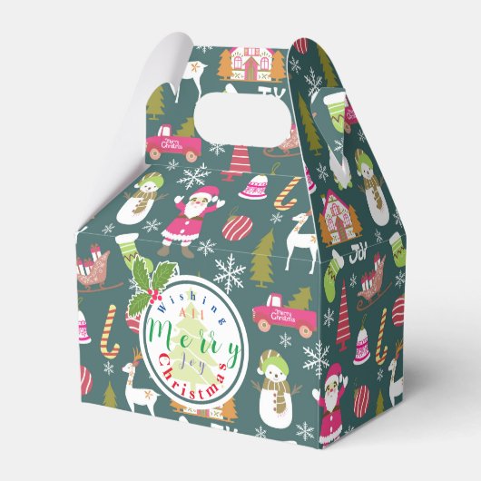ジョイクリスマスグリーン フェイバーボックス (正面サイド)