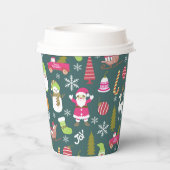 ジョイクリスマスグリーン 紙コップ (裏面)