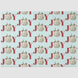 ジョイクリスマスサンドドルホリーベリー沿岸 薄葉紙