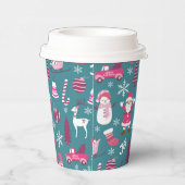 ジョイクリスマスターコイズ 紙コップ (右)