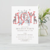 ジョイクリスマスパーティーアニマルズホリデーパーティインビタティ 招待状 (スタンド正面)