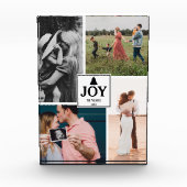 ジョイクリスマスファミリーフォトコラージュクリスマスブロック フォトブロック (正面)