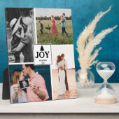 ジョイクリスマスファミリーフォトコラージュクリスマス  フォトプラーク (側面)