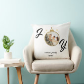 ジョイクリスマスファミリー名，写真装飾用クッション クッション (椅子)