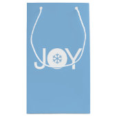 ジョイクリスマスブルー抱き枕 スモールペーパーバッグ (裏面)