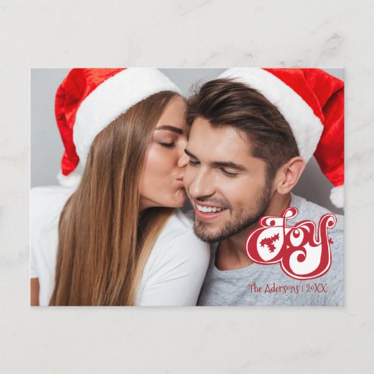 ジョイクリスマスホリデーフォトポストカード シーズンポストカード (正面)