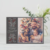 ジョイクリスマスホリデーフラットカードの大枝 招待状 (スタンド正面)