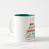 ジョイクリスマスマグデザインノールホリデー応援 ツートーンマグカップ (正面左)