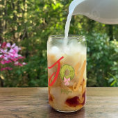 ジョイクリスマスリースかわいいおもしろい名タイポグラフィ ガラス缶