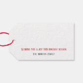 ジョイクリスマスリース ギフトタグ (裏面横)