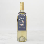 ジョイクリスマスリース&タイポグラフィ ボトルネックタグ (ボトル)