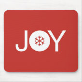 ジョイクリスマスレッドマウスパッド マウスパッド (正面)