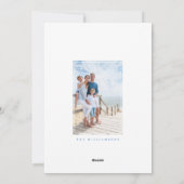 ジョイクリスマス海ウォーターカラーシーシェルオーナメント シーズンカード (裏面)