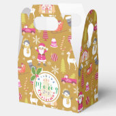 ジョイクリスマス金ゴールド フェイバーボックス (オープン)