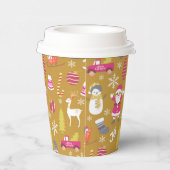 ジョイクリスマス金ゴールド 紙コップ (右)