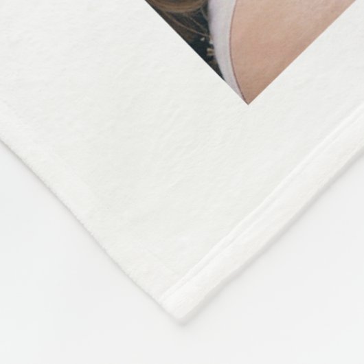 ジョイクリスマス4フォトコラージファミリー写真 フリースブランケット (角)