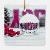 ジョイグラスボールホリデーコレクション セラミックオーナメント (裏面)