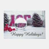 ジョイグラスボールホリデーコレクション ドアマット (正面)