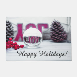 ジョイグラスボールホリデーコレクション ドアマット