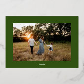 ジョイグリーンバラ金ゴールドパインベリーリース写真 箔シーズンカード (裏面)