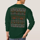 ジョイグリーンミドル東に正確なクリスマス醜い Tシャツ (裏面)