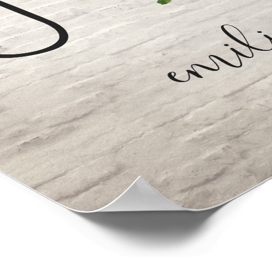 ジョイグリーンリースレンガ赤ちゃんシャワーのバンドル ポスター (角)