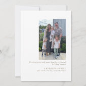 ジョイコラージフォトフラットホリデーカード シーズンカード (裏面)