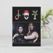 ジョイゴシックのクリスマスフォトホリデーカード シーズンカード (スタンド正面)